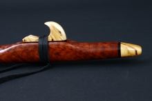 Redwood Burl Native American Flute, Minor, Mid A-4, #D25J